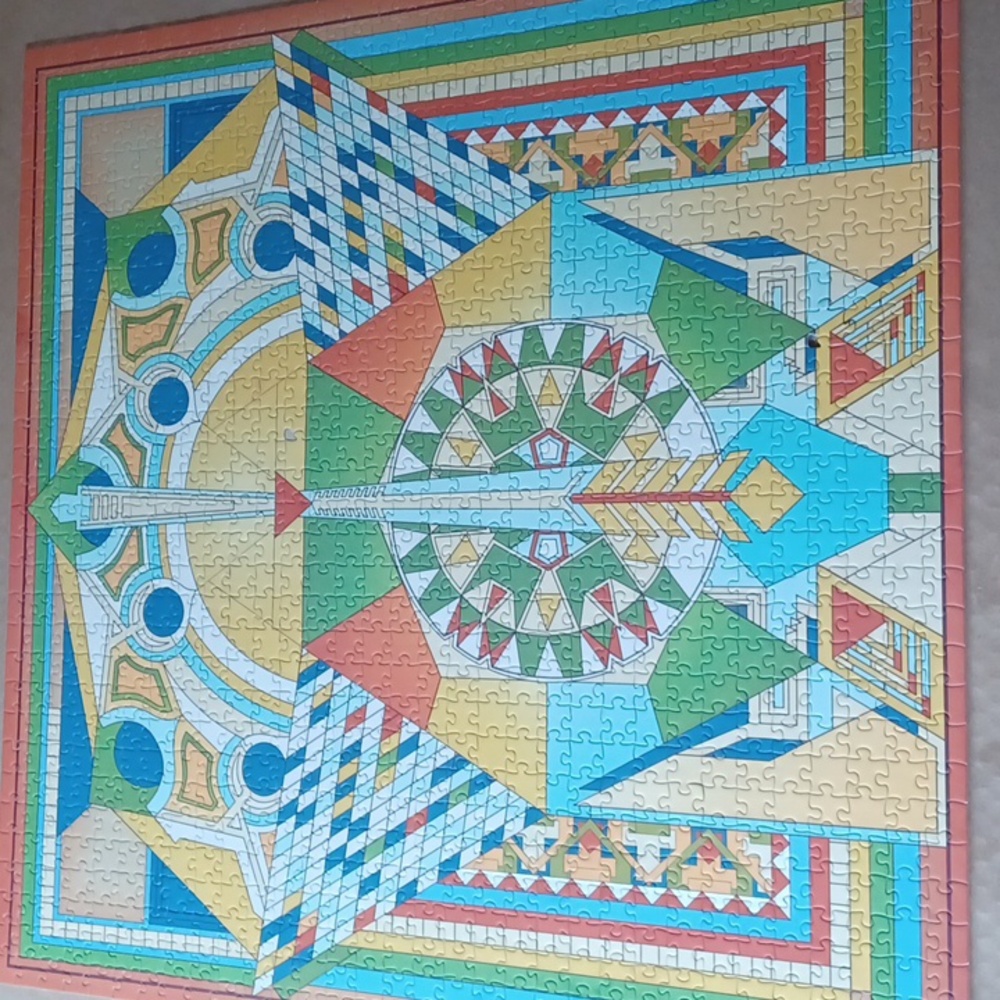 🧩Peacock Carpet Puzzle - 1000 Pieces - Picture 3 of 6